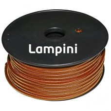 Καλώδιο Υφασμάτινο Κορδόνι 2x0.50mm² Ροζ Χρυσό 9-025015